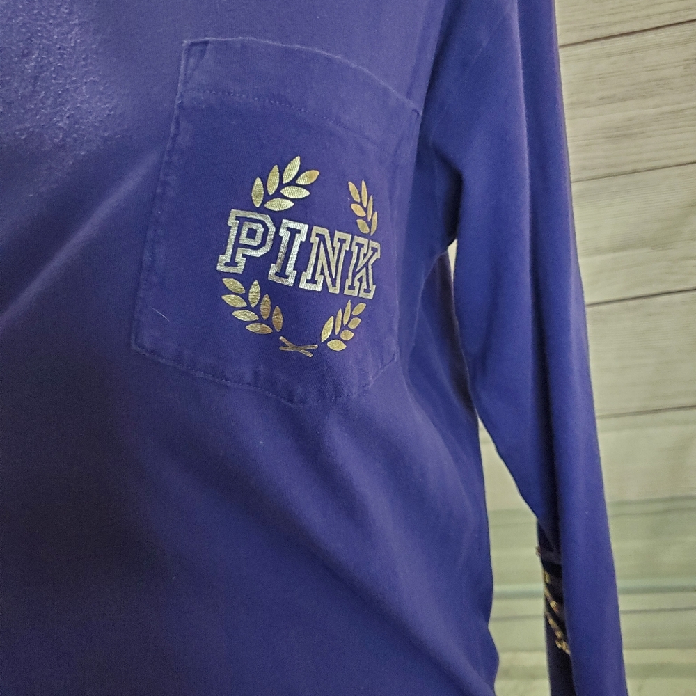 PINK BLING Campus Long Sleeve Shirt - Picture 3 of 5